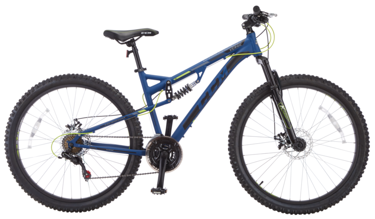 CCM Verge Dual Suspension Mountain Bike 21 Speed 27.5 in