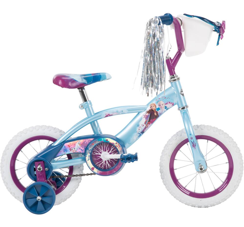 12 frozen bike with training wheels