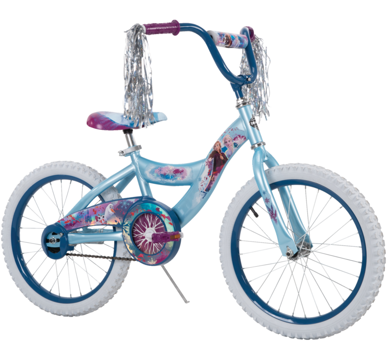 Disney La Reine des Neiges Vélo Enfant, Blanc/Bleu, 10 : : Sports  et Loisirs