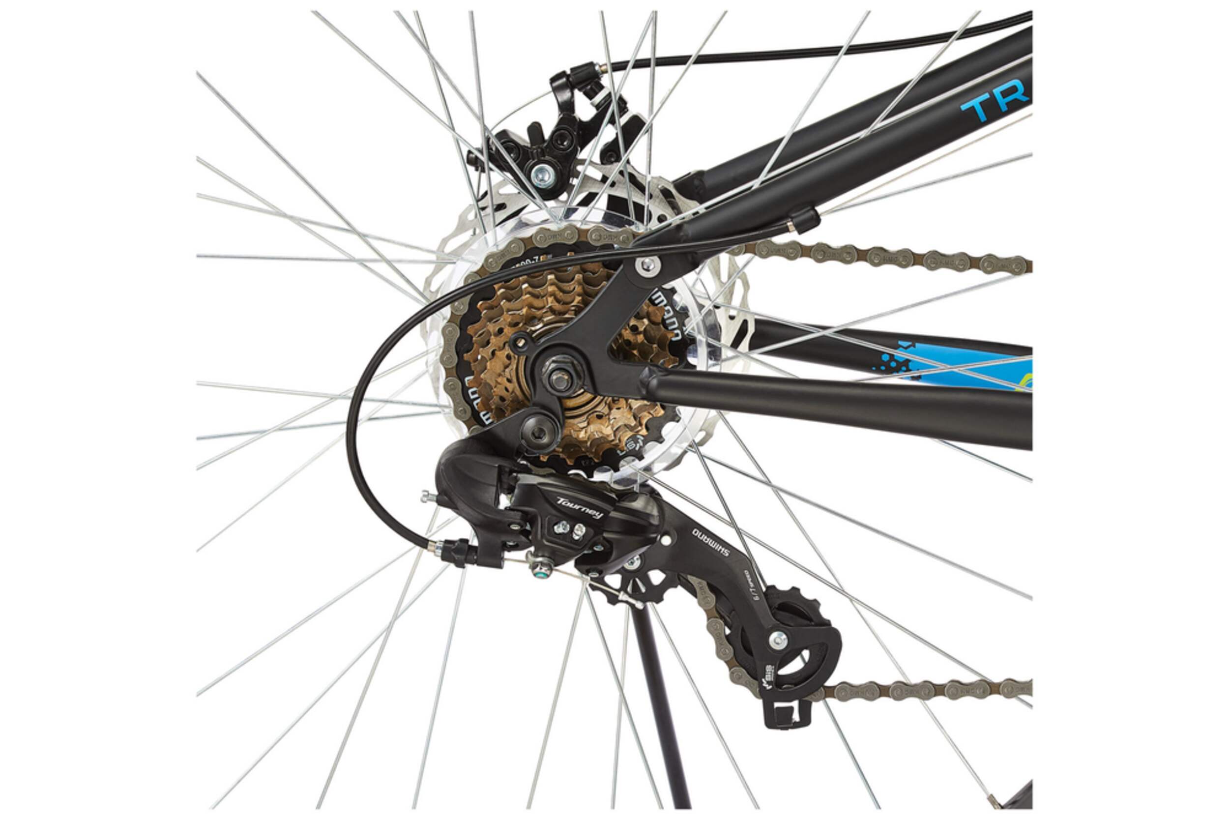 Raleigh Huck DualSuspension Mountain Bike, 29in, Light Blue