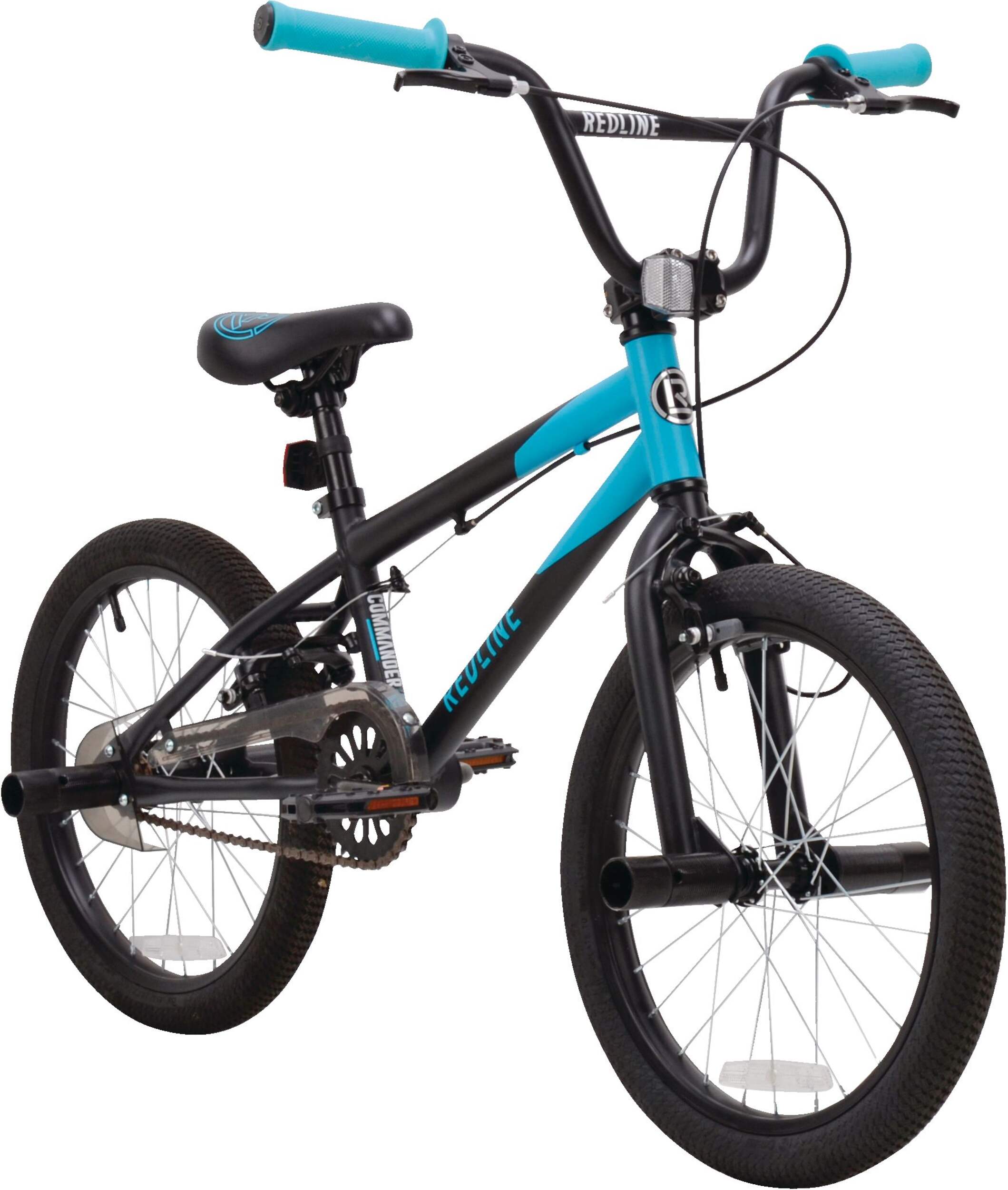 Redline Commander Kids' BMX Bike, Single Speed, Kids (5-13), 18-in Wheel Front_Three_Fourths_Angled_Right