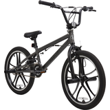 Redline Commodore BMX Bike, Single Speed, Youth (13-18 Yrs), 20-in Wheel, Black Front_Three_Fourths_Angled_Right