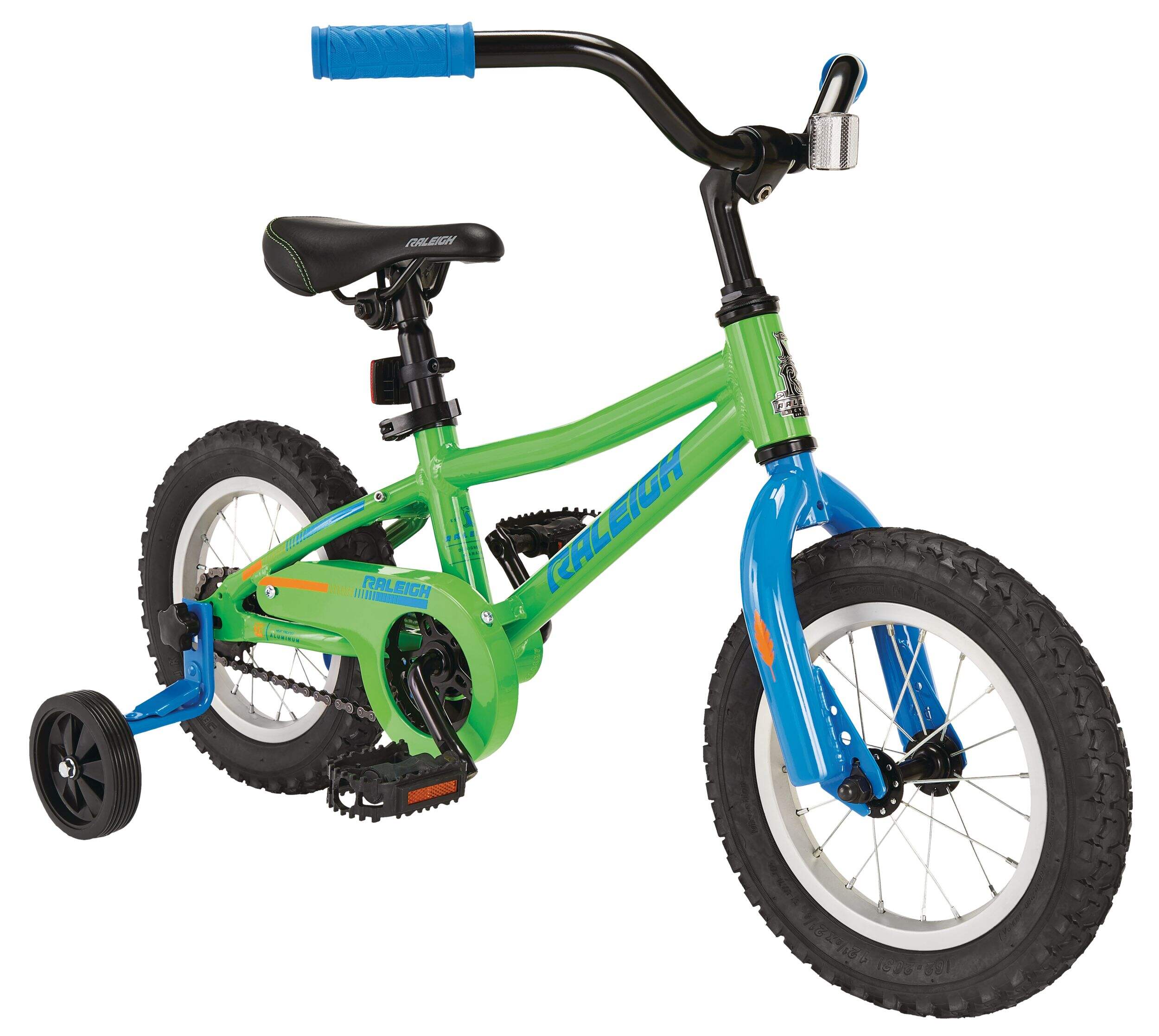 Vélo Raleigh Vibe, enfants, roue de 12 po, vert Front_Three_Fourths_Angled_Right