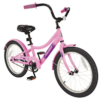Vélo de promenade Raleigh Sunset, enfants, roue de 18 po, rose Front_Three_Fourths_Angled_Right