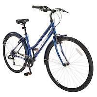 Vélo de ville Raleigh Entourage, 700C, bleu Front_Three_Fourths_Angled_Right