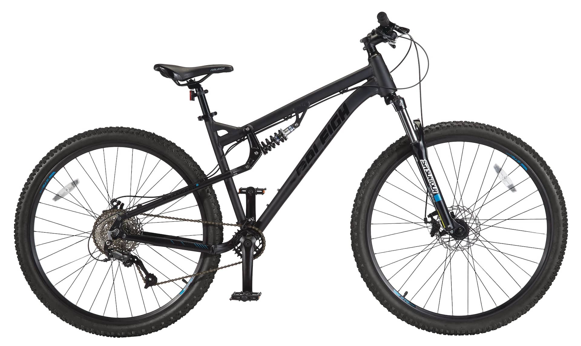 Raleigh Attack Dual Suspension Mountain Bike 29 in Black Canadian Tire