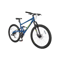 Vélo de montagne Raleigh Tracker, double suspension, roue de 27,5 po, bleu
