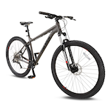 Vélo de montagne semi-rigide Raleigh Ridge HS, roue de 29 po, gris Front_Angled_Right