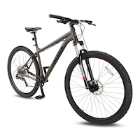 Raleigh Ridge HS Hardtail Mountain Bike, 29-in Wheel, Grey Front_Angled_Right