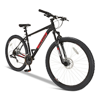 Vélo de montagne Raleigh Trailblazer, suspension avant, 29 po, noir/rouge Front_Angled_Right