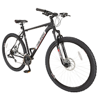 Vélo montagne Raleigh Trailblazer XL, suspension avant, 29 po, noir/blanc Front_Three_Fourths_Angled_Right