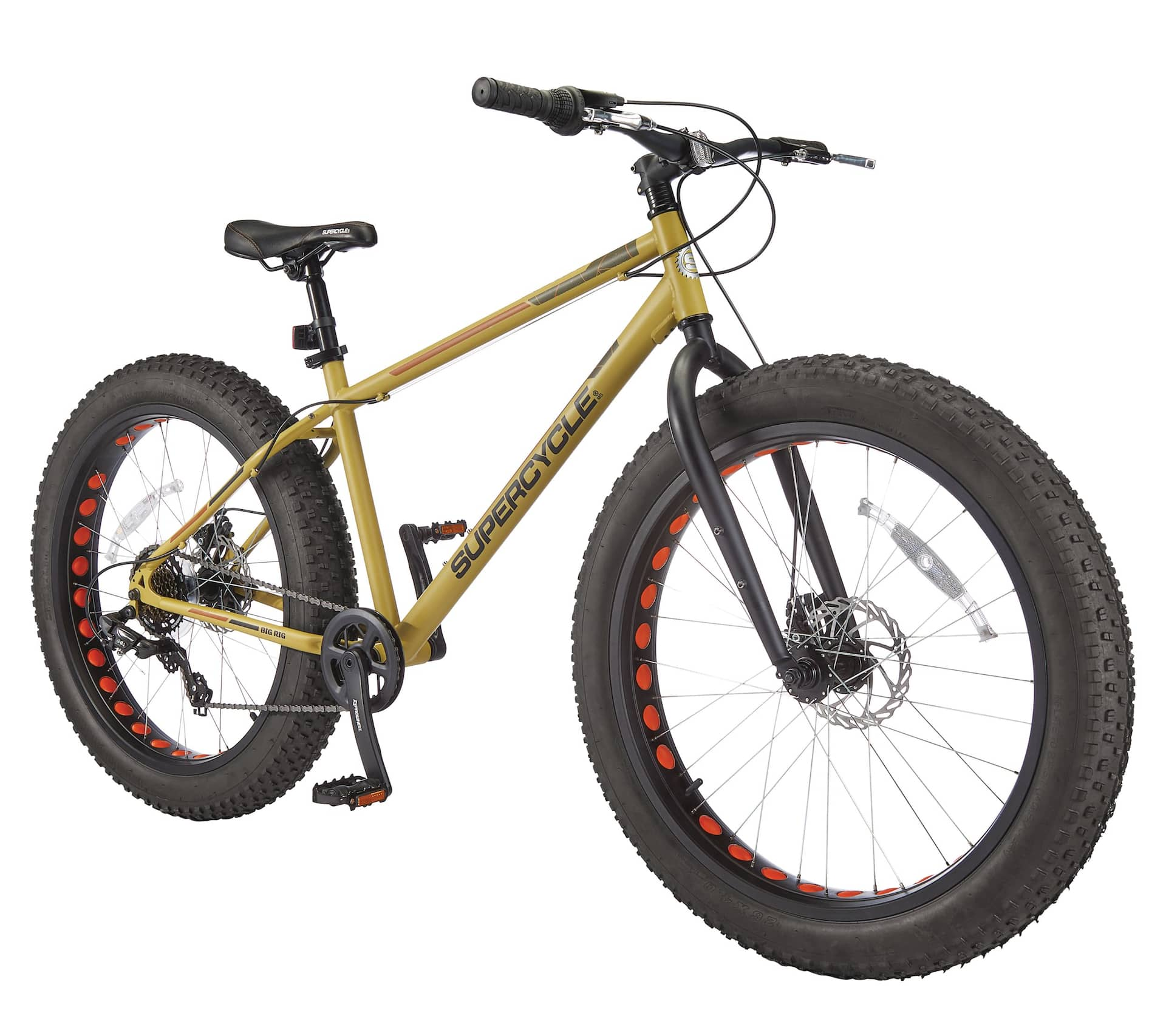 Supercycle Big Rig Fat Tire Hardtail Mountain Fat Bike 26 in