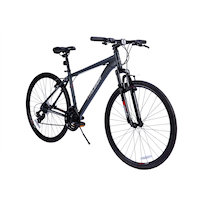 Raleigh Overtake Hybrid Bike, 700C, Black