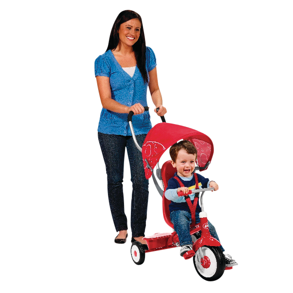 radio flyer deluxe steer and stroll trike