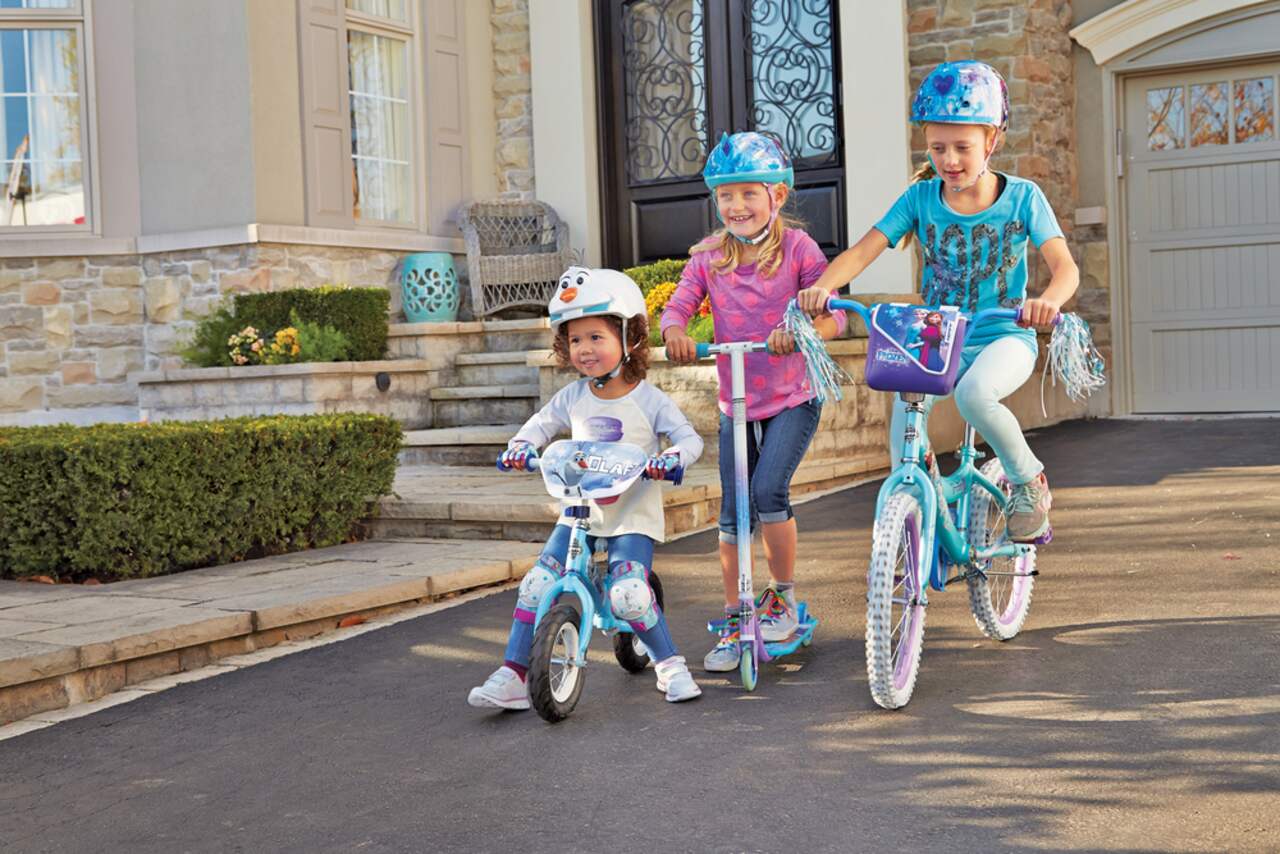 Disney Frozen Kids' Tricycle, 10-in, Blue/White