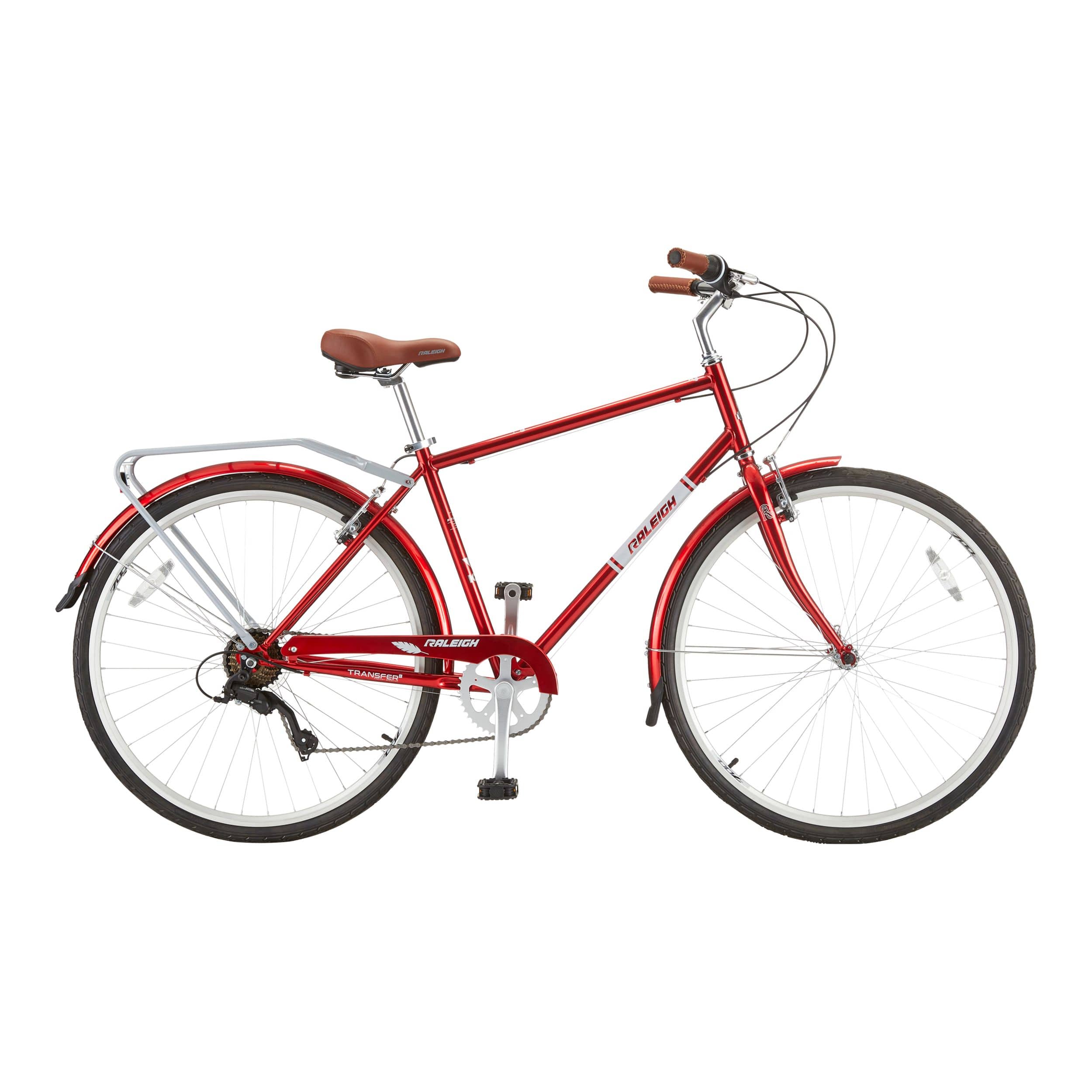 Raleigh red bike hotsell