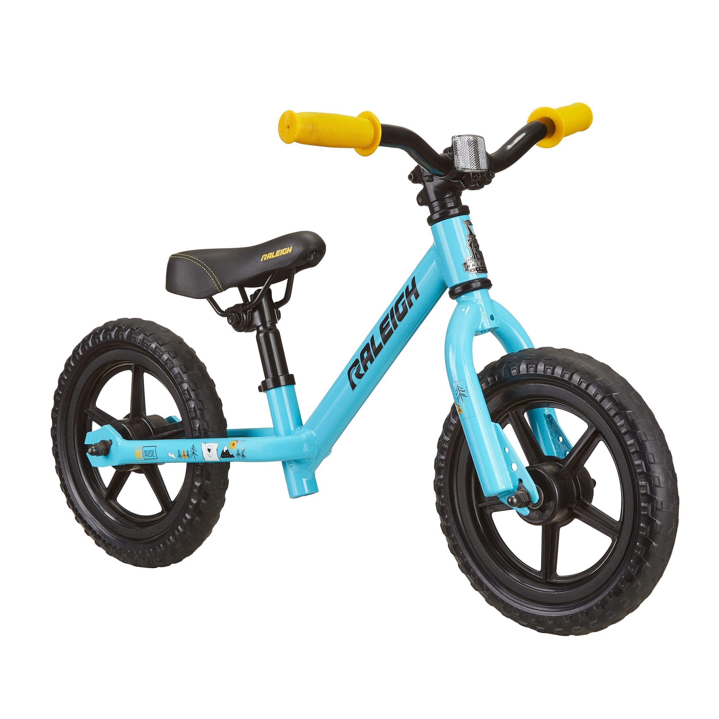 Raleigh Blur Balance Bike, 12-in Wheel, Blue Front_Angled_Right