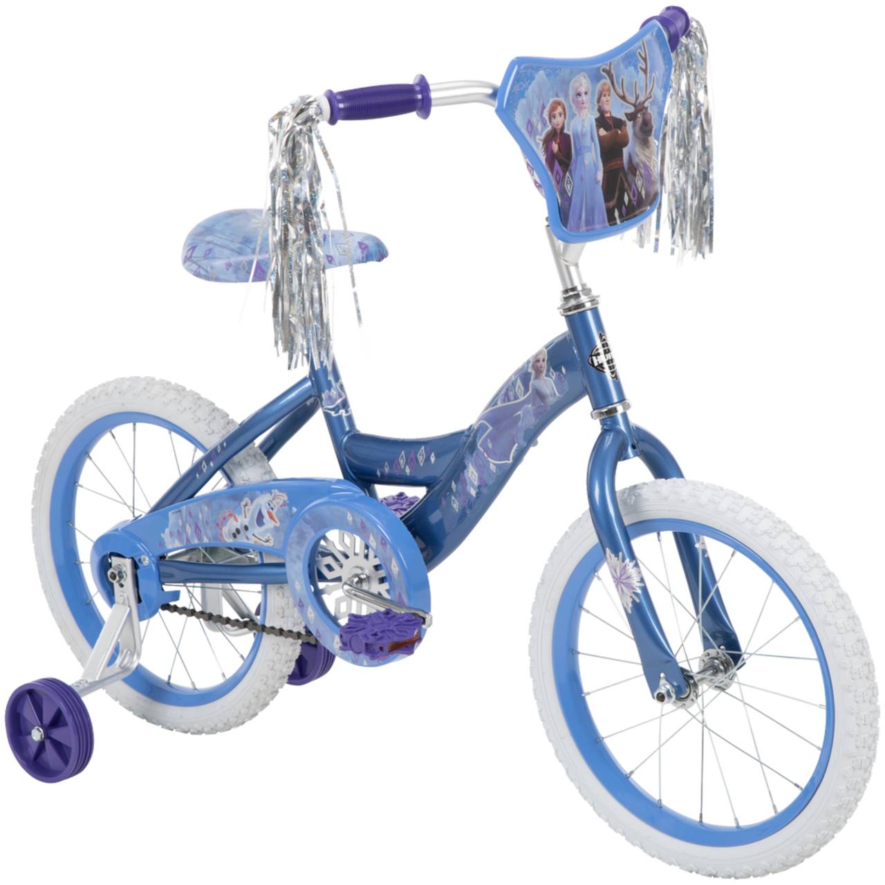 Vélo Disney La Reine des neiges pour enfants, 16 po, bleu glacier/blanc