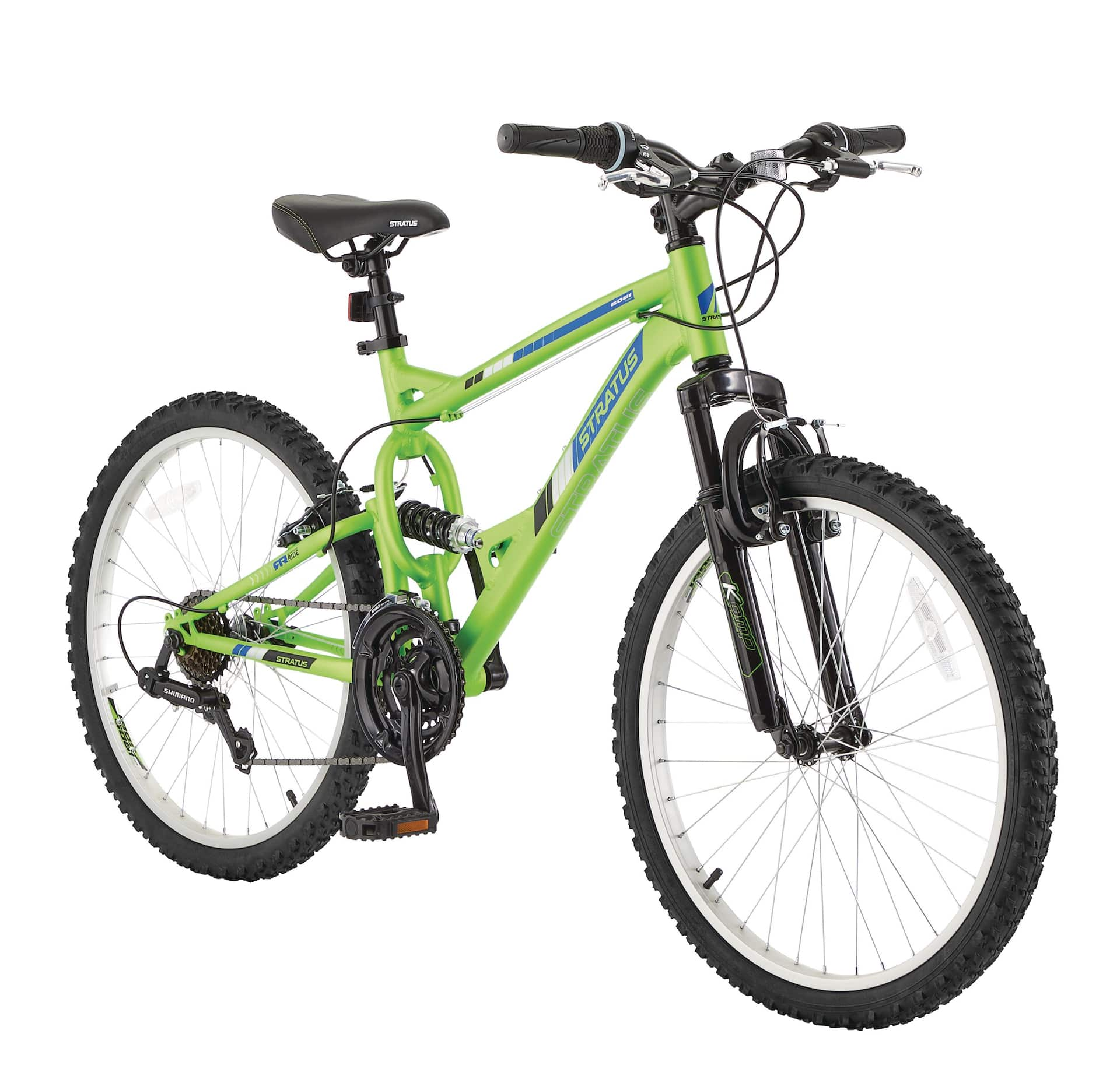 Stratus Richter Adult Bike, 21-Speed, 24-in, Adult/Youth Bike, Green ...