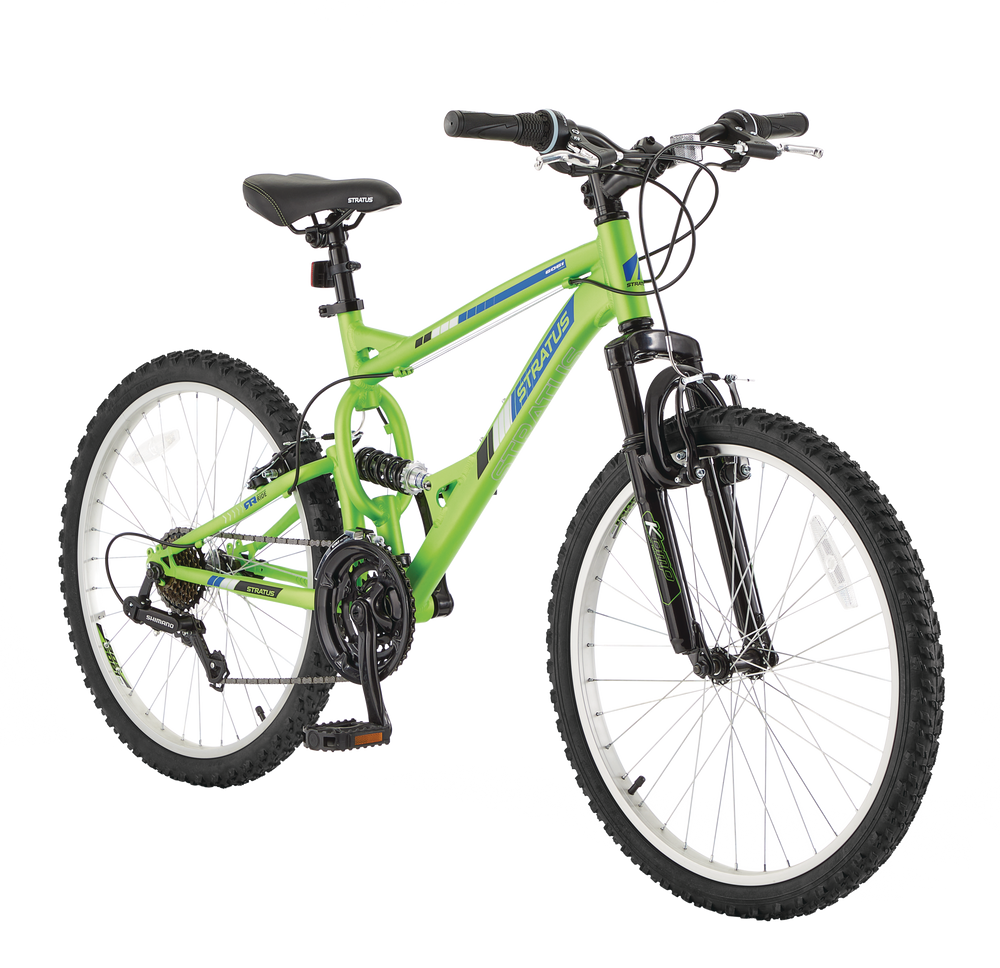 Stratus Richter Adult Bike 21 Speed 24 in Adult Youth Bike Green Canadian Tire