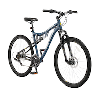 Stratus Striker Adult Bike, 21-Speed, 19-in Aluminum Frame,  27.5-in, Blue Front_Angled_Right