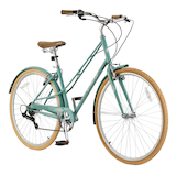 Vélo de promenade Stratus Trillium, 700C, 7 vitesses, vert Front_Three_Fourths_Angled_Right