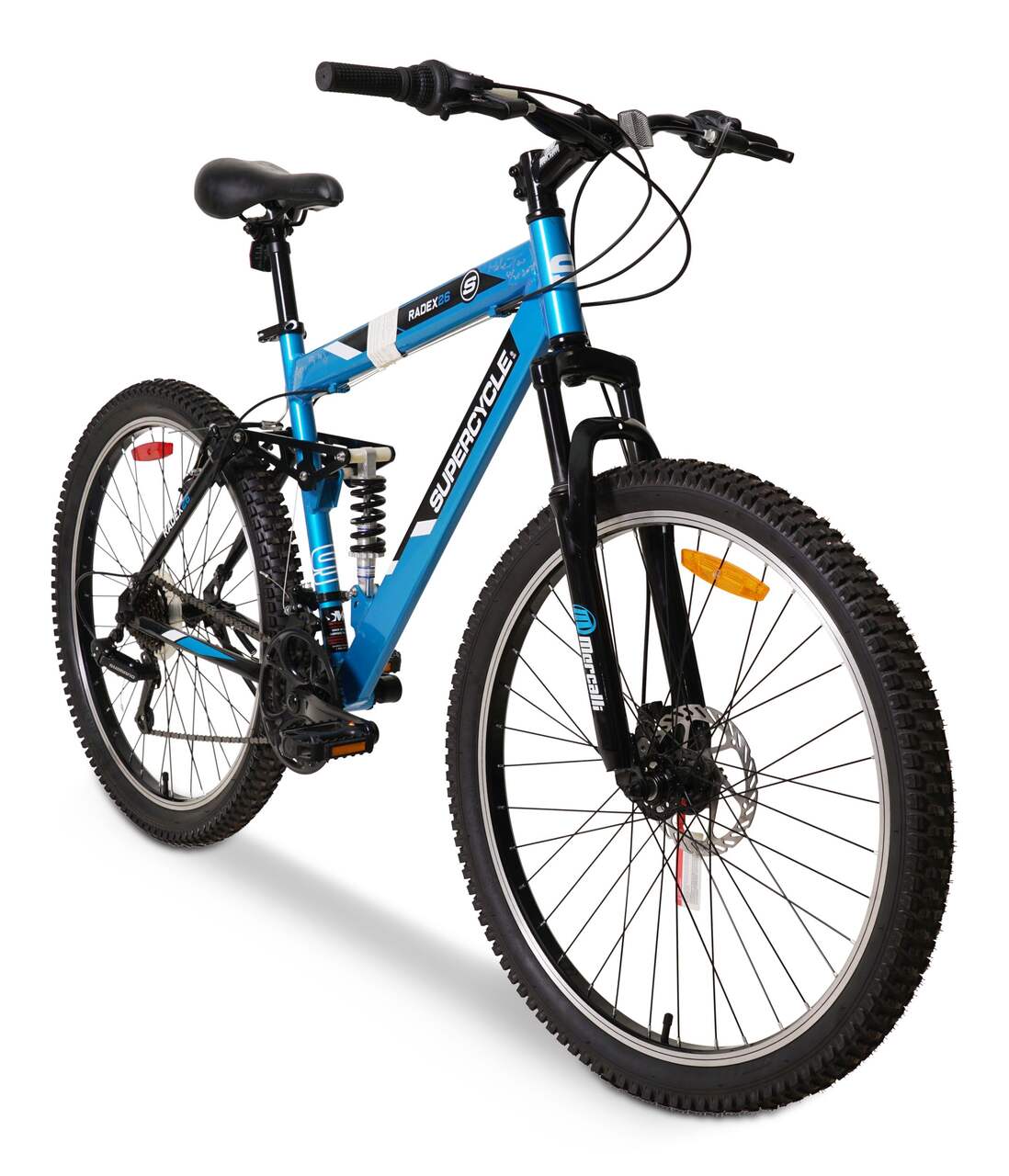 Vélo pour adulte Supercycle Radex, 21 vitesses, 26 po, cadre DS en alliage,  bleu