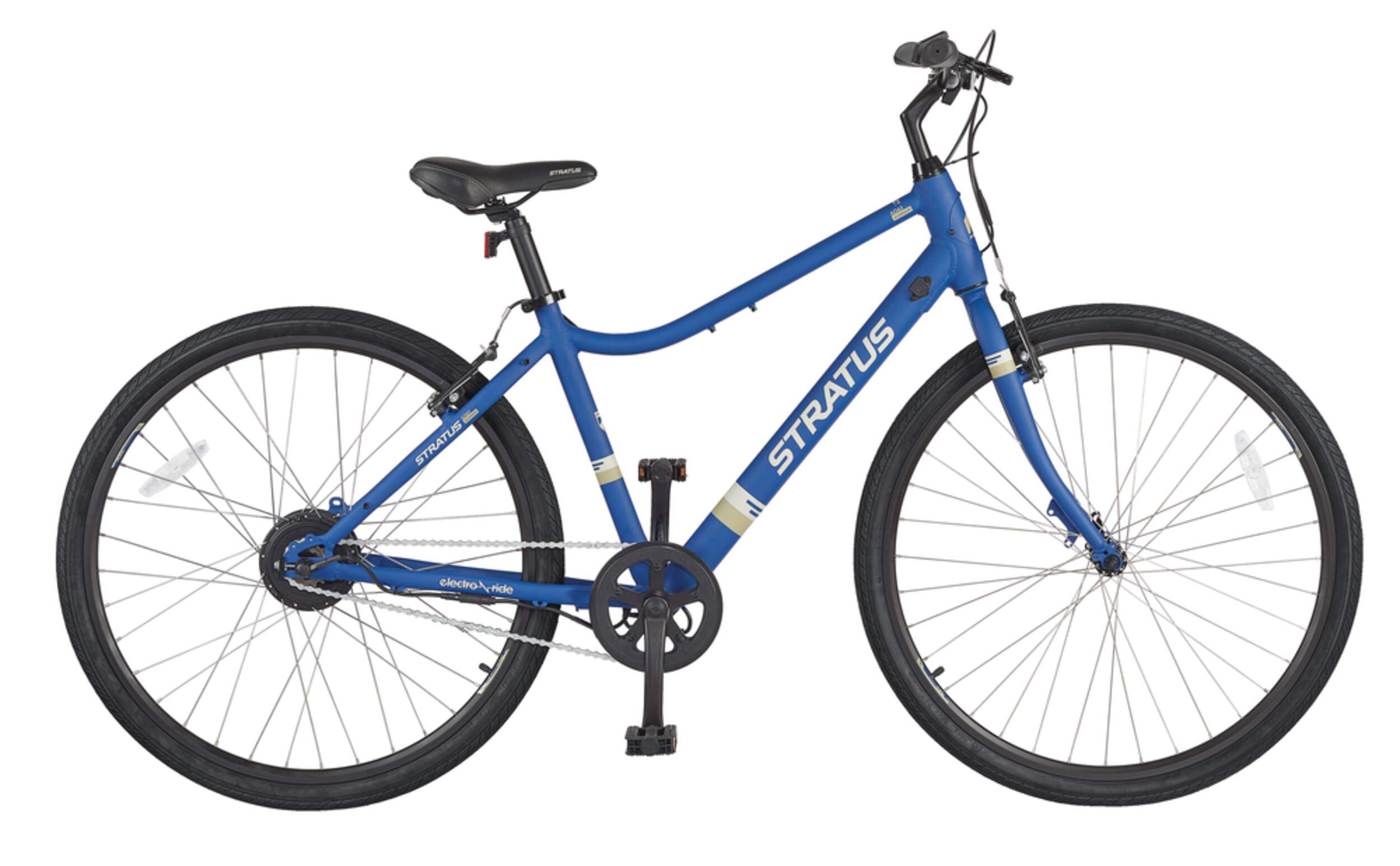 Stratus Hightown Electric Bike, 700C, Blue Canadian Tire