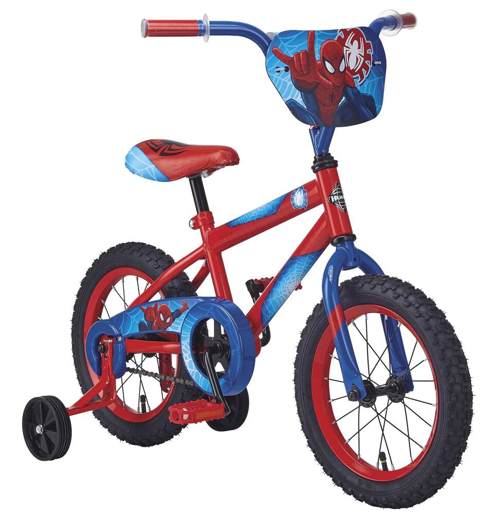 spiderman 14 inch bike