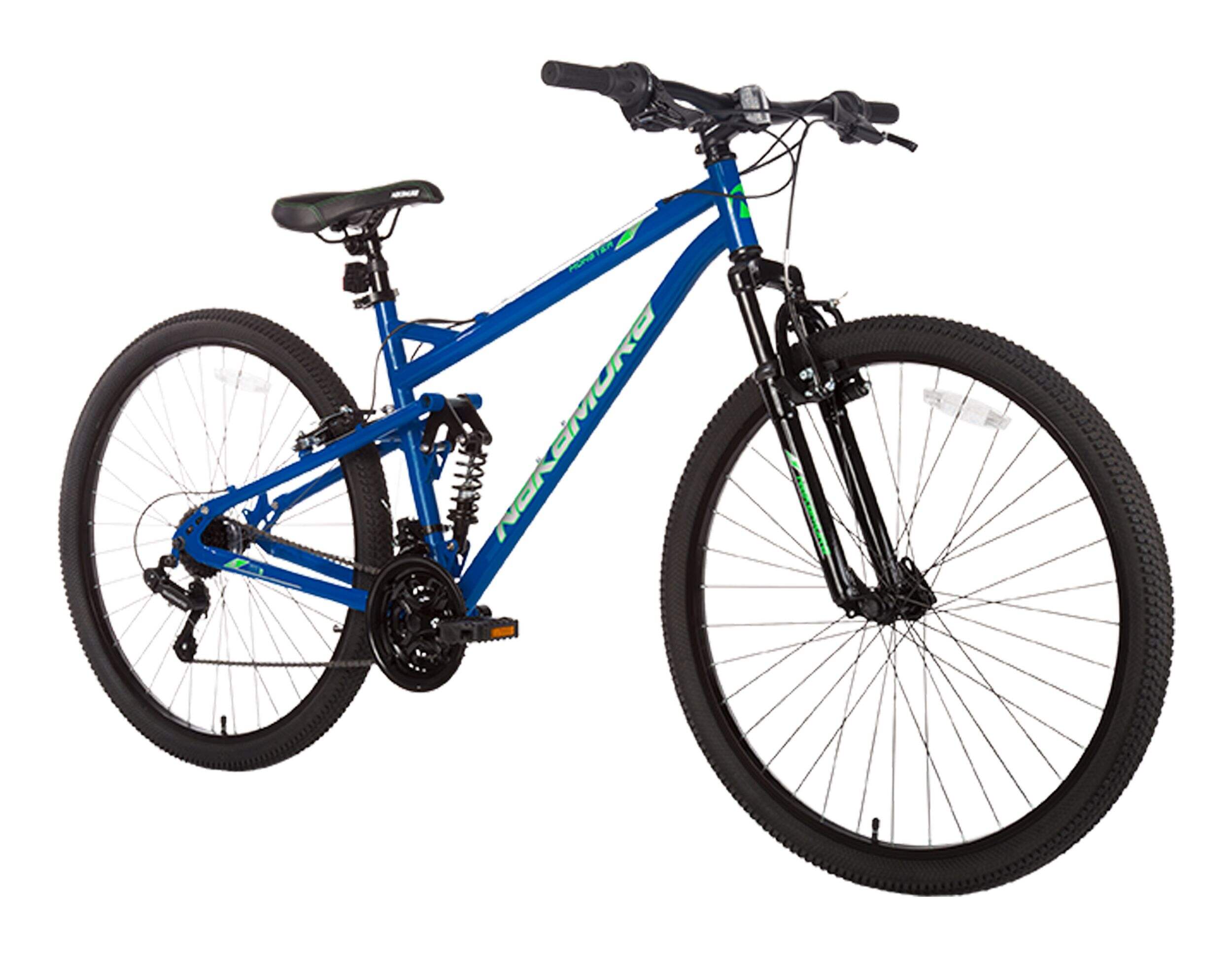 Vélo de montagne à suspension avant Nakamura Monster 650B pour hommes, grand, 21 vitesses, 27-1/2 po Front_Angled_Right