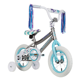 Nakamura Adventure Kid's Bike, Silver, 12-in Front_Angled_Right