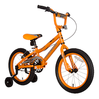 Nakamura Crxssfire Kid's Mountain Bike, 16-in, Training Wheels Front_Three_Fourths_Angled_Right