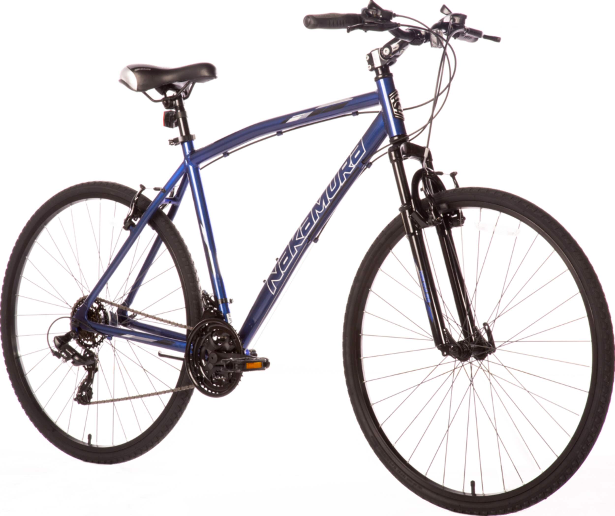 Nakamura Royal Men's Medium Hybrid Bike, 700 C Front_Angled_Right