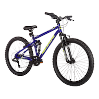 Vélo de montagne à suspension avant Nakamura Monster 2 junior, petit, 7 vitesses, 24 po Front_Three_Fourths_Angled_Right