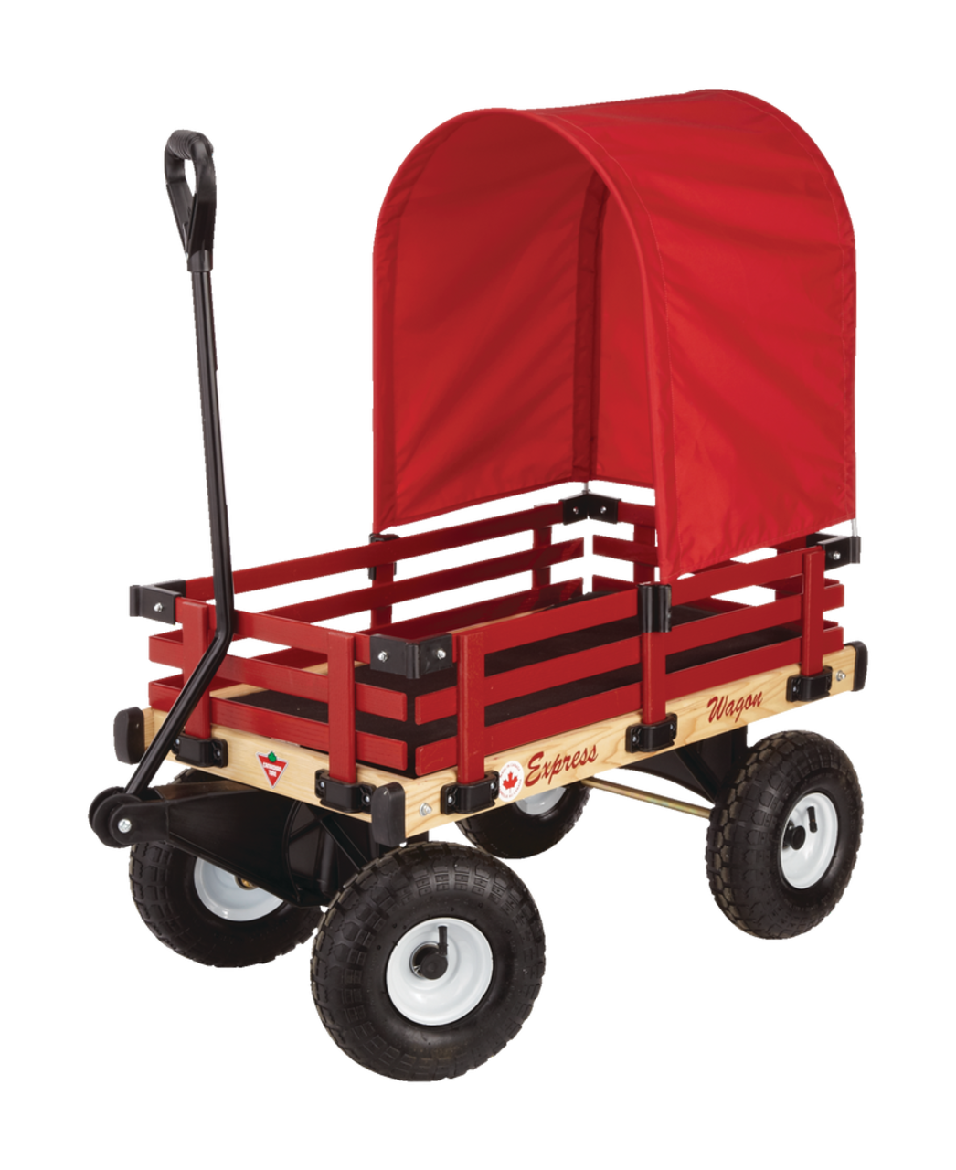 Chariot à jouets de luxe Millside, 2 places, tout-petits et enfants, rouge