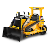 Jouet-porteur bulldozer KidTrax CAT D9, 12 V Front_Angled_Left