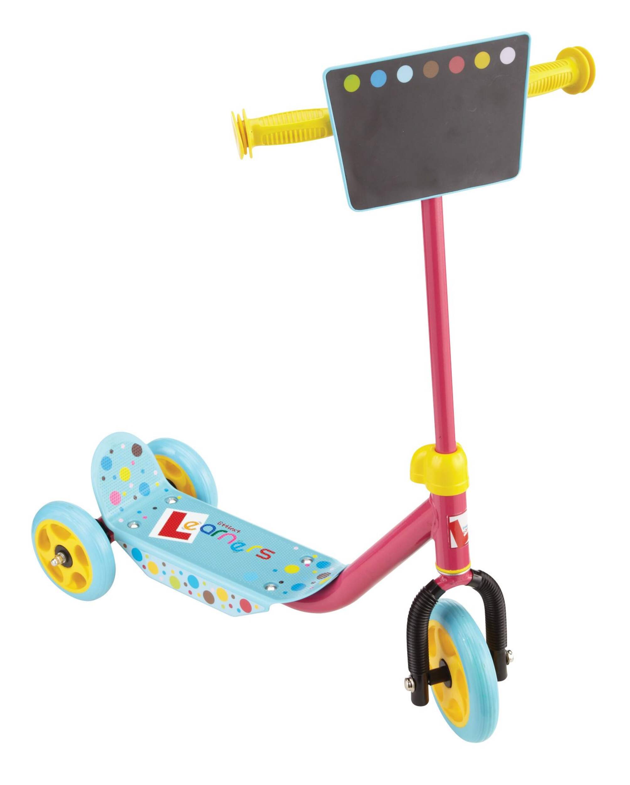 Littlest Learners 3-Wheel Scooter Front_Three_Fourths_Angled_Right