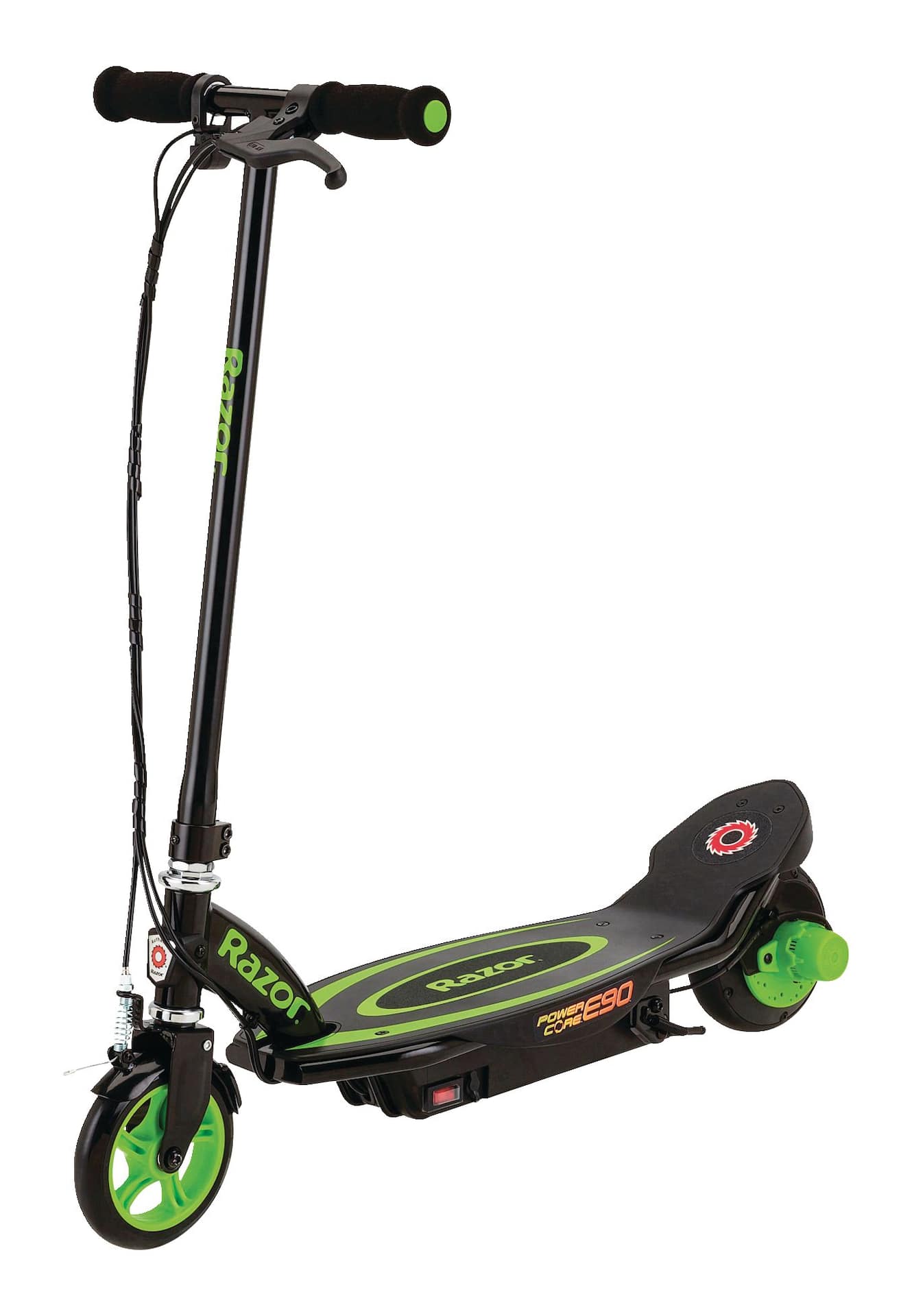 Razor Power Core E90 Electric Scooter 16km h Kids Black Green Canadian Tire