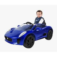 Rollplay 12V Jaguar CX75 Ride On Front_Three_Fourths_Angled_Left