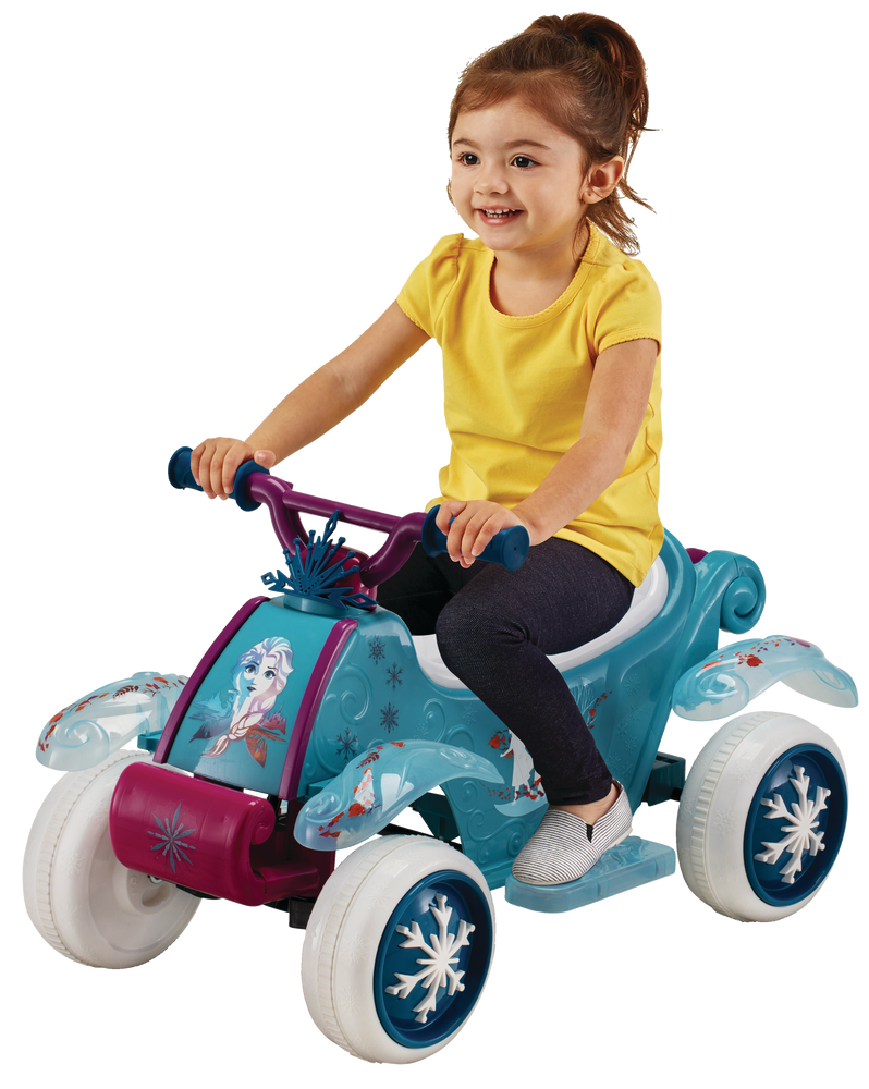 disney frozen 6v motorised quad bike ride on