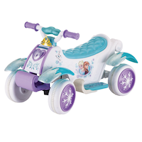 Disney Frozen 6V Electric Mini Ride-On Quad Bike/ ATV, 2.4km/h, Kids, Assorted Colours Front_Three_Fourths_Angled_Left