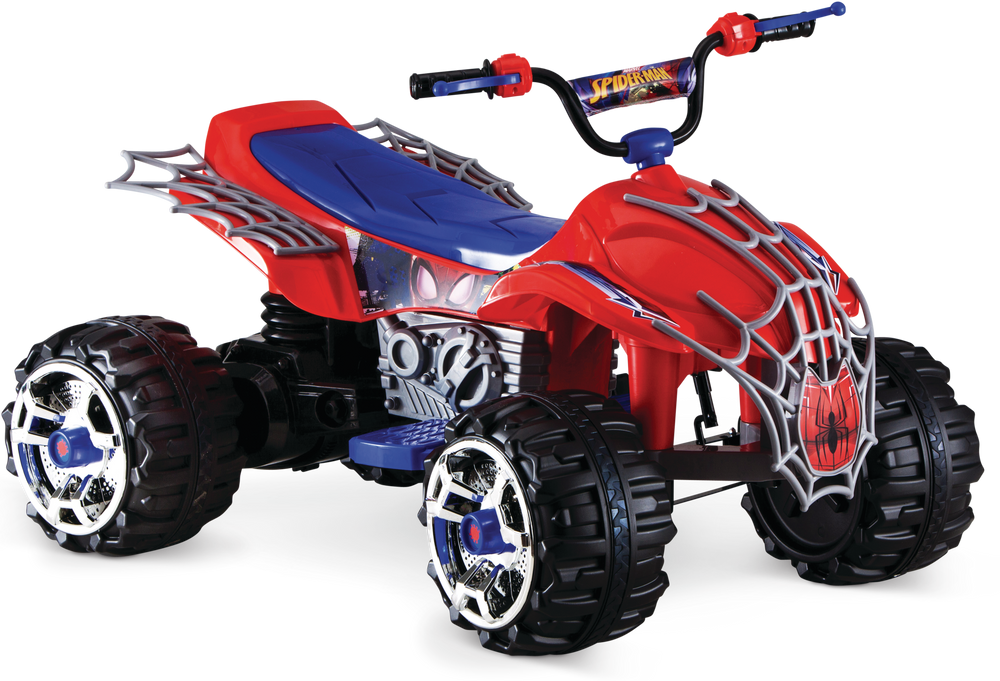 12v spiderman atv ride on