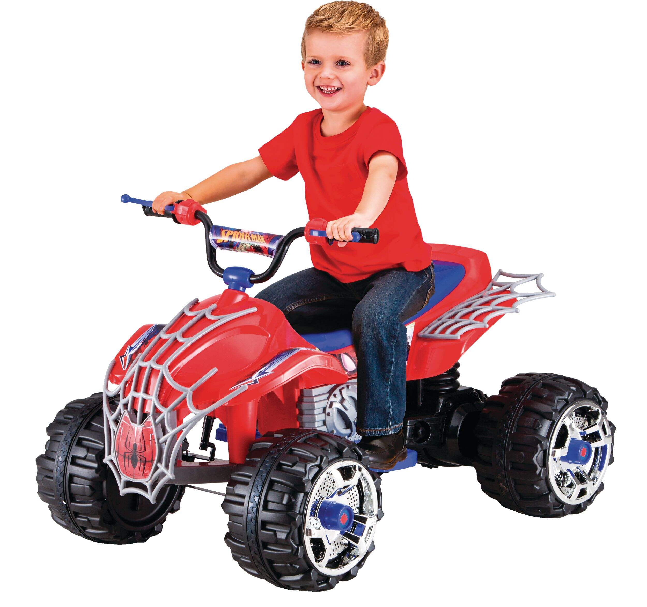 kid trax spiderman atv