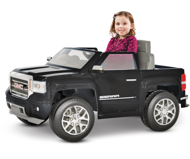 Rollplay GMC Sierra 6V Electric Mini Ride-On Toy Car, 4km/h, Kids ...