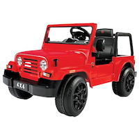 Rollplay 6V 4x4 SUV Ride-On Front_Three_Fourths_Angled_Left