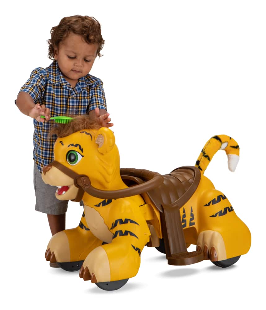 Rideamals Tiger Ride-On Toy by Kid Trax 