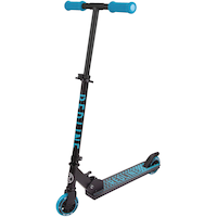 Redline Cadet Collapsible/Foldable Kick Scooter, 4-in Wheels, All Ages, Black Front_Three_Fourths_Angled_Left
