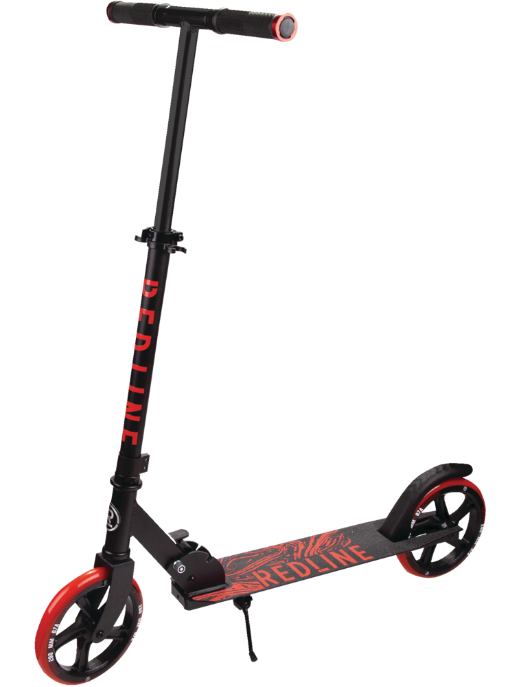 Redline General Kick Scooter, 7.8-in Wheels, Teens & Adults, Black ...