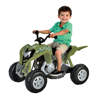 Rollplay 6 Volt Kids Camo Quad Ride On Front_Three_Fourths_Angled_Left