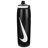 Nike Refuel Squeeze Water Bottle, BPA Free, 32-oz, Black Front_Flat